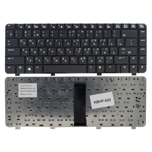 Клавиатура для ноутбука HP Compaq 6520 6720 6520S 6720S 540 550 черная (MP-05583SU-930) фото №1