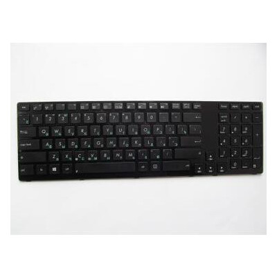 Клавиатура ноутбука Asus K93/K95 черная с черной (A46097) фото №1