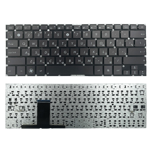 Клавіатура Asus Zenbook UX31 UX31A UX31E UX31L UX31LA коричневий без рамки Прямий Enter PWR Original PRC (MP-11B13RU6528) фото №1