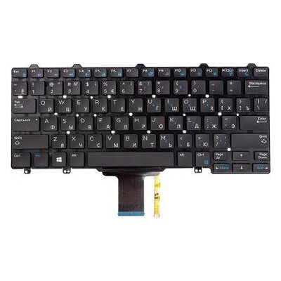 Клавіатура ноутбука Dell Latitude E5270/E7270 чорний підсвічування (KB310775) фото №1