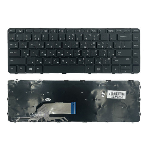Клавіатура для ноутбука HP ProBook 430 G3 440 G3 445 G3 430 G4 440 G4 чорна High Copy (840791-251) фото №1