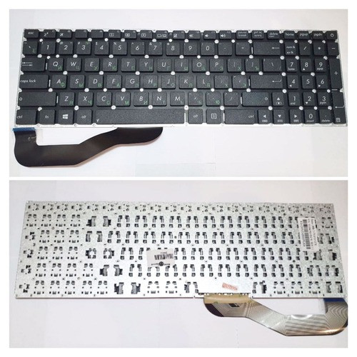 Клавіатура для ноутбука ASUS X540UA, Black, RU, без рамки (X541198358) фото №1