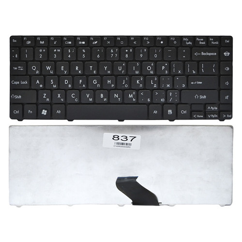 Клавіатура для ноутбука Gateway NV49C EasyNote NM85 NM86 NM87 Чорна (9Z.N1P82.30R) фото №1