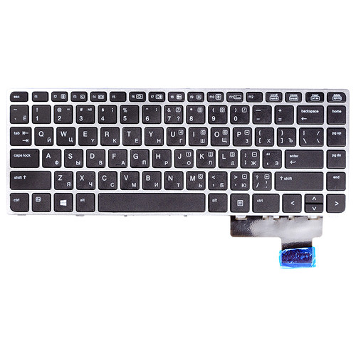 Клавіатура для ноутбука HP EliteBook Folio 9470, 9480M чорний, сірий кадр фото №1