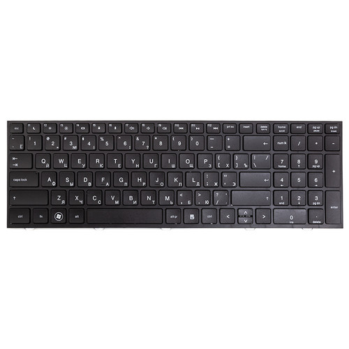Клавіатура для ноутбука HP ProBook 4540, 4540s чорний, чорний кадр фото №1