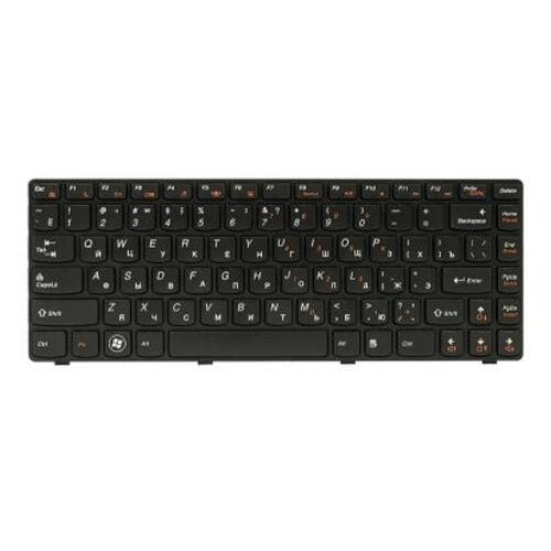 Клавіатура ноутбука PowerPlant Lenovo IdeaPad G470 чорний, чорний кадр (KB311897) фото №1