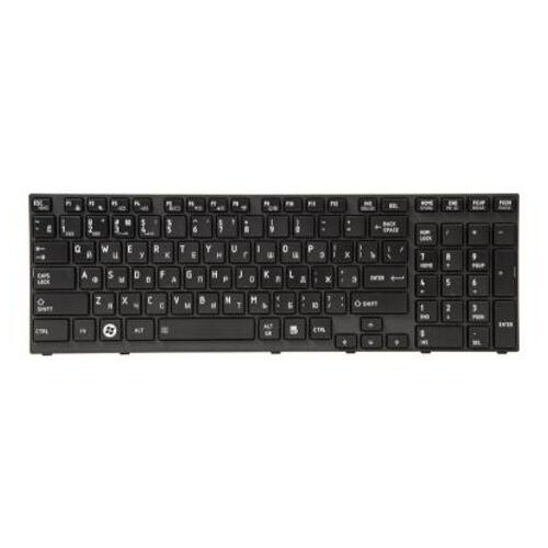 Клавіатура ноутбука PowerPlant TOSHIBA Satellite A660, A665 чорний, чорний кадр (KB311194) фото №1