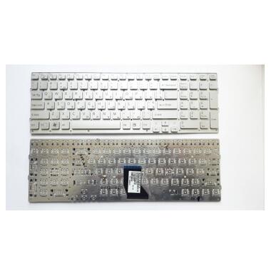 Клавіатура ноутбука Sony VPC-CB17 series срібло UA (A43432) фото №1