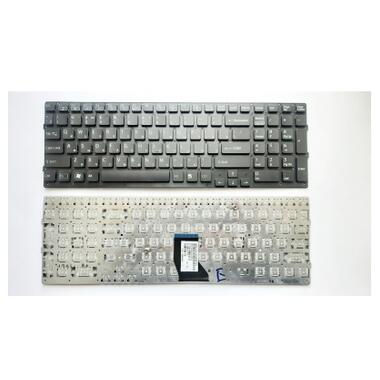 Клавіатура ноутбука Sony VPC-CB17 series чорна без рамки підсвічування UA (A43002) фото №1