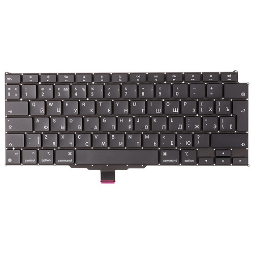 Клавіатура для ноутбука APPLE MacBook Air 13 A2337 чорний фото №1