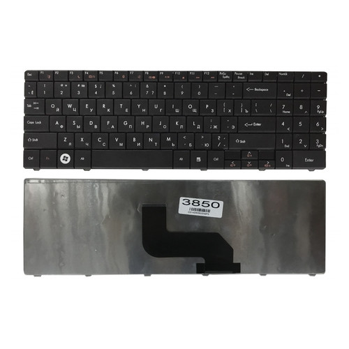 Клавіатура Gateway NV52 NV58 NV5213U Packard Bell EasyNote LJ61 LJ67 LJ71 DT71, чорна, Оригінал фото №1