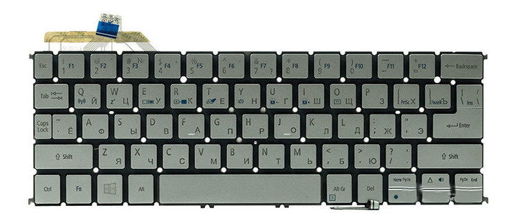 Клавіатура для ноутбука Acer Aspire S7-191 Підсвічування клавіш (KB311675) фото №1