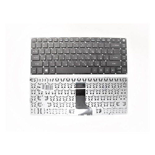 Клавіатура для ноутбука Acer Aspire E5-422, E5-473 Black, RU без рамки (A11706) фото №2