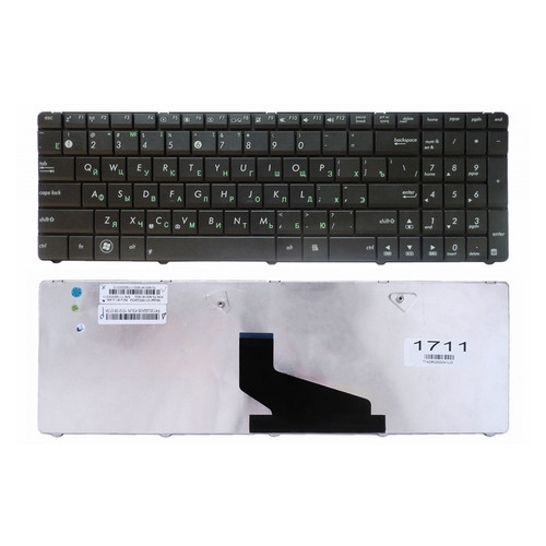 Клавіатура Asus X53 A53 K53 K73 Series X73, чорна (70-N5I1K1700-RU) фото №1