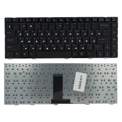Клавіатура Asus F80 F80CR F80H F80L F80Q F80S F80X чорна (04GNEP1KRU00) фото №1