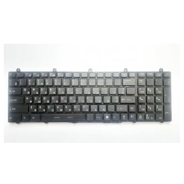 Клавіатура ноутбука MSI GT60/GT70/GT780/GT783/GX780 чорна з чорною з підсв UA (A46179) фото №1