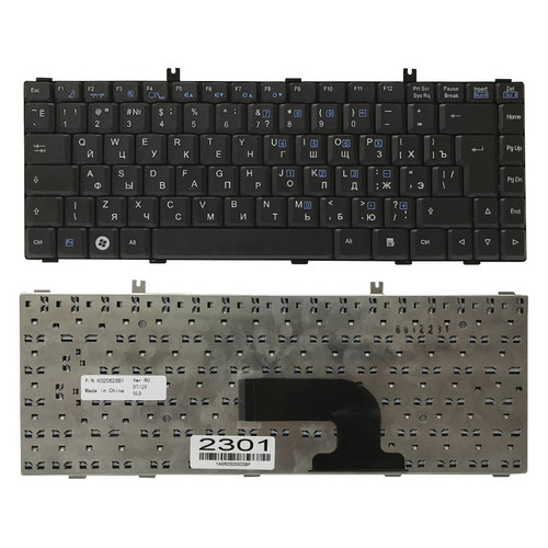 Клавіатура Fujitsu Amilo La1703 La1705 Чорна (K020626B1) фото №1