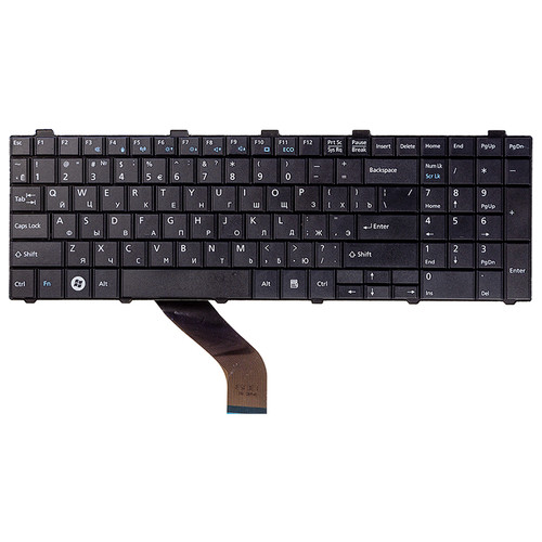 Клавіатура для ноутбука Fujitsu Lifebook AH530, NH751 чорний фото №1