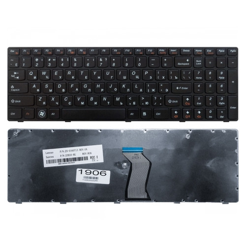Клавіатура Lenovo IdeaPad G570 Z560 Z560A Z565A чорна (25-010793) фото №1