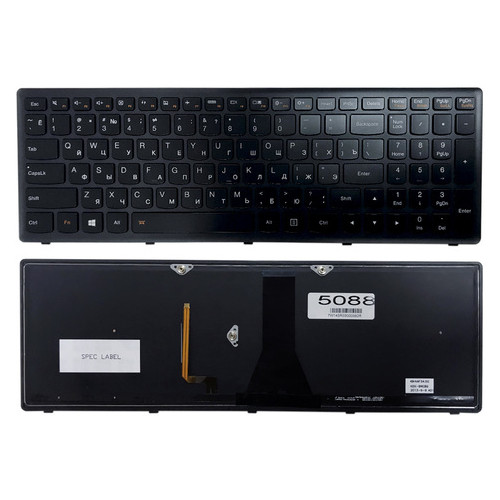 Клавіатура Lenovo IdeaPad Flex15 G500S G505S Чорне Підсвічування (25214140) фото №1