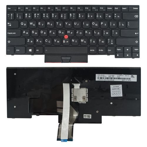Клавіатура Lenovo ThinkPad E330 E335 E430 E430C E430S E445 T430U L330 S430 Чорна Fingerpoint (V131920bs4) фото №1