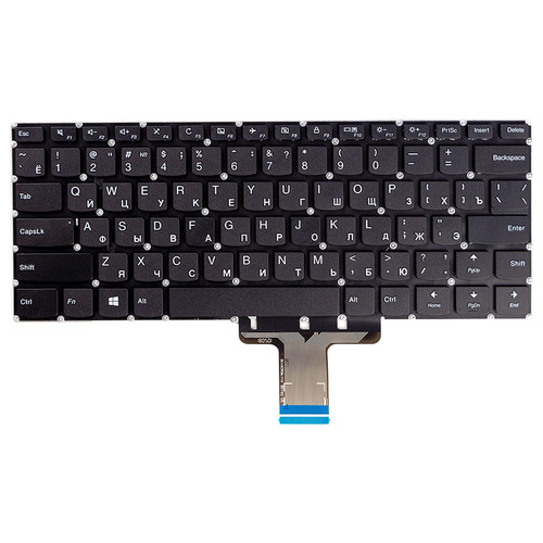 Клавіатура для ноутбука LENOVO Ideapad 510S-14ISK, 510S-14IKB чорний фото №1
