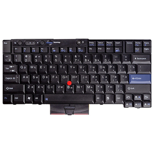 Клавіатура для ноутбука LENOVO Thinkpad L420, W510, T410 чорний фото №1