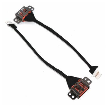 Роз'єм живлення ноутбука з кабелем Lenovo PJ862 (bevel USB), 5-pin, 9 см (A49087) фото №1