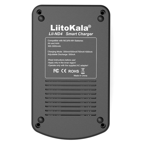 Зарядний пристрій Liitokala Lii-ND4 фото №3