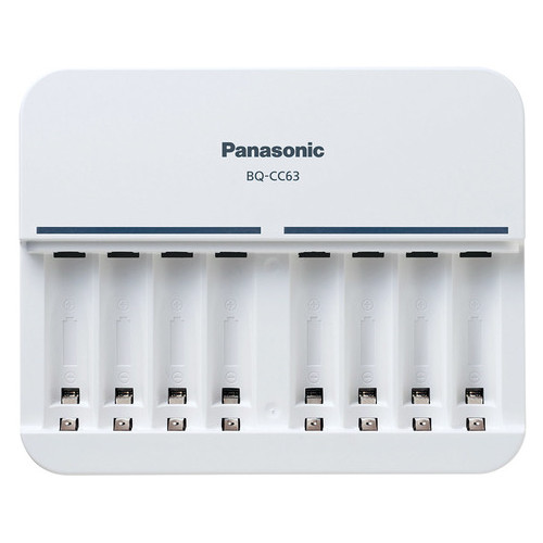 Зарядний пристрій Panasonic BQ-CC63, AA/AAA, Eneloop ready, LED індикатор, 8 каналів, 1.2A, блістер фото №2