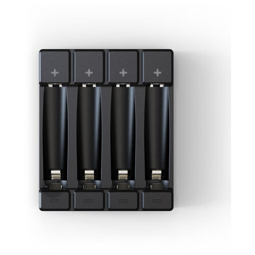 Зарядний пристрій Soshine Chocolate-1.5V для літієвих пальчикових акумуляторів AA/AAA з напругою 1.5V, USB, LED індикатор, 4 канали, White, Box фото №3