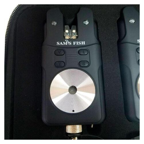 Набор сигнализаторов поклевки с пейджером Sams Fish 4 + 1 SF23799 в кейсе (ZE35010006) фото №4