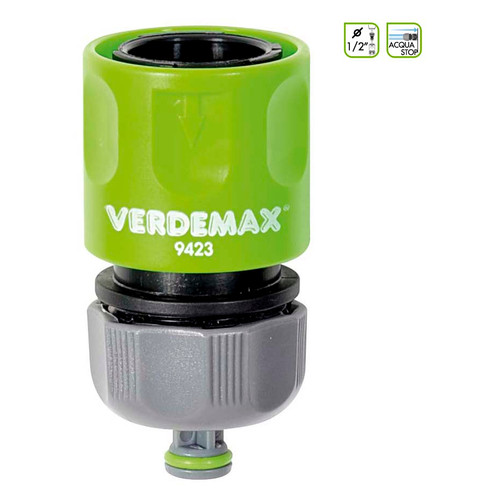 Конектор Verdemax 1/2 з функцією перекривання води 8015358094238 фото №2