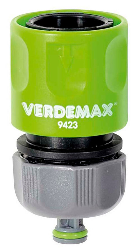 Конектор Verdemax 1/2 з функцією перекривання води 8015358094238 фото №1