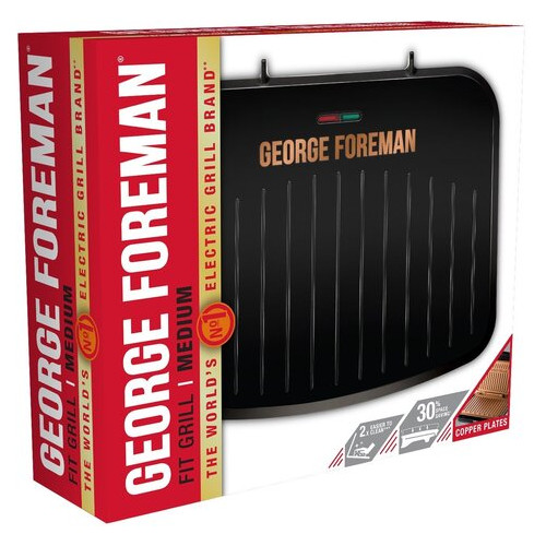 Гриль George Foreman 25811-56 Fit Grill Copper Medium фото №6