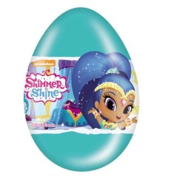 Улюблені шоколадні яйця-сюрпризи з героями Мерехтіння та блиск Шимер та шайн Shimmer &; Shine LUIGI ZAINI фото №2
