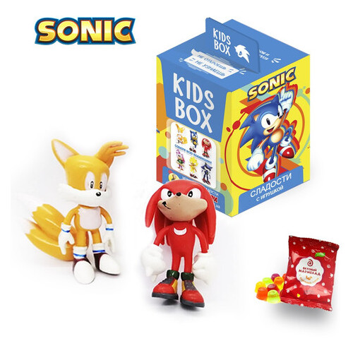 Світбокс Sweetbox Sonic Kids Box - Сонік - фігурка з мармеладом фото №1