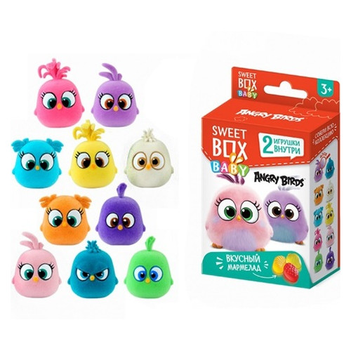 Свитбокс Sweetbox Baby Angry Birds мармелад с двумя игрушками фото №1