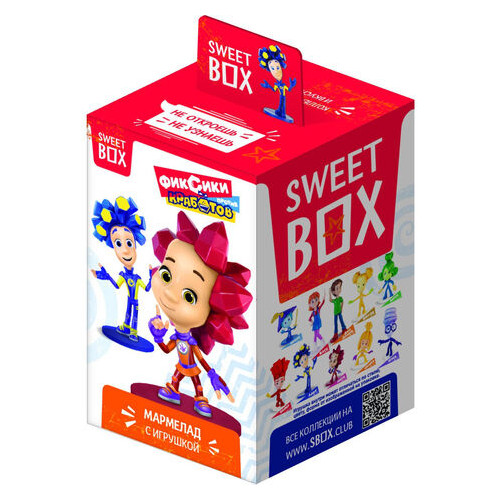 Світбокс Sweetbox Фіксики 3 мармелад з іграшкою фото №1