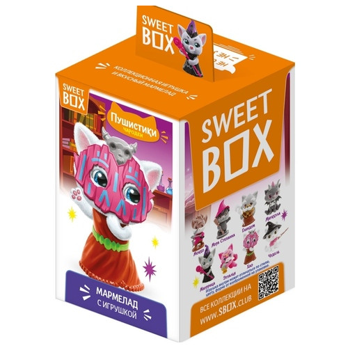 Світбокс SweetBox Пушистики Чарівники Кошенята іграшка та жувальний мармелад SWEET BOX конфітрейд фото №1