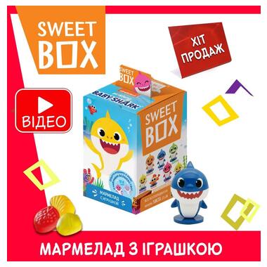 Бейбі Шарк Світбокс Baby Shark Sweetbox іграшка з мармеладом у коробочці, 1 штg Конфітрейд фото №4