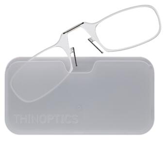 Очки для чтения Thinoptics 2.00 Прозрачные + Чехол универсальный Прозрачный (2.0CWUP) фото №1