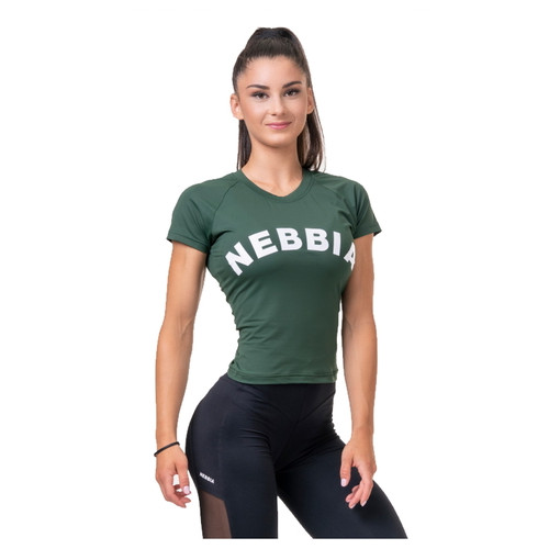 Жіноча футболка Nebbia Classic Hero 576 - зелений/L (NEB5760940) фото №1