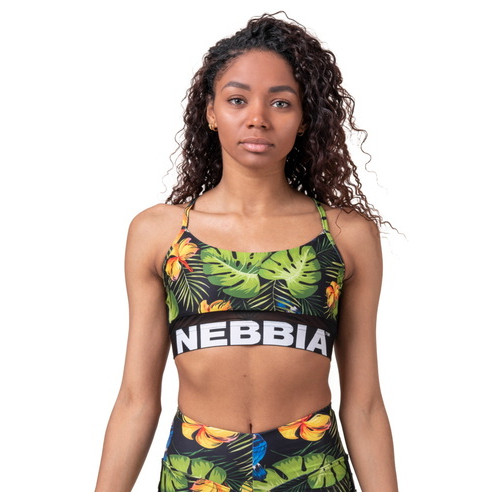 Жіночий спортивний бюстгальтер Nebbia Earth Powered 565 - зелений/S (NEB5653520) фото №1