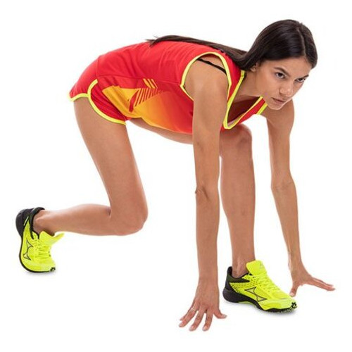 Форма для легкої атлетики жіноча Lingo LD-T906 S Червоно-жовтий (60506021) фото №9