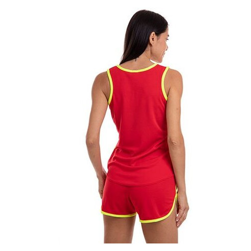 Форма для легкої атлетики жіноча Lingo LD-T906 S Червоно-жовтий (60506021) фото №4
