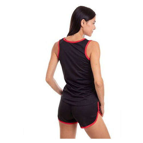 Форма для легкої атлетики жіноча Lingo LD-T906 S Чорно-червоний (60506021) фото №4
