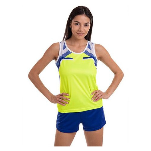 Форма для легкої атлетики жіноча Lingo LD-T908 M Лимонно-синій (60506022) фото №2