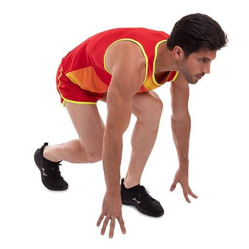 Форма для легкої атлетики чоловіча Lingo LD-5805 M Червоно-жовтий (60531001) фото №11