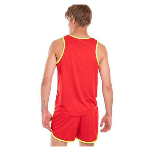 Форма для легкої атлетики чоловіча Lingo LD-T907 XL Червоно-жовтий (60506023) фото №4